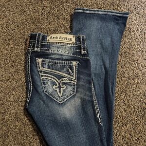 Rock Revival, Ganya boot cut & low rise. Great condition.